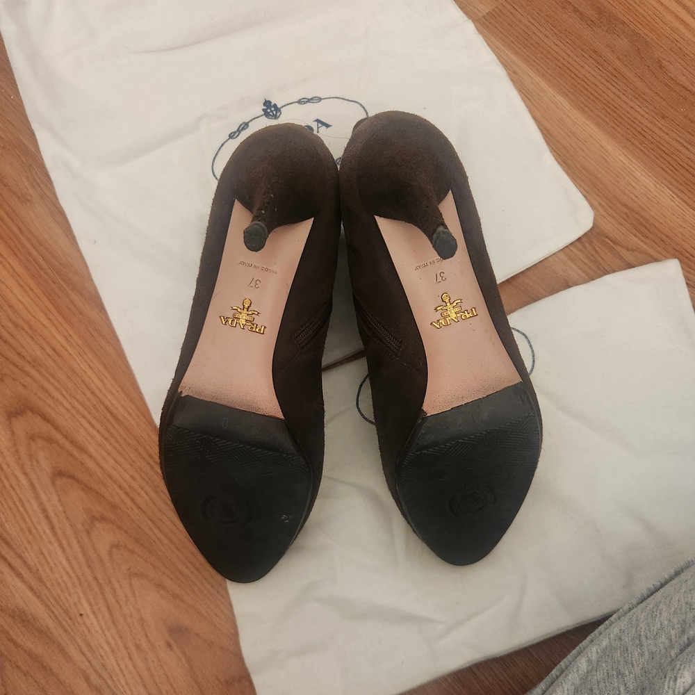Prada Espresso Brown Heels